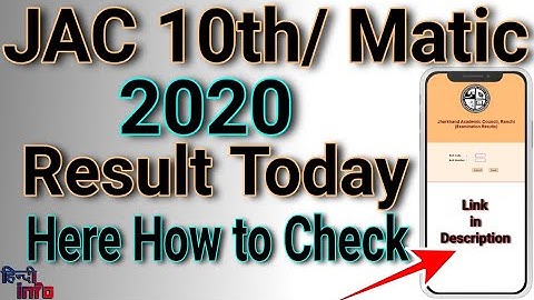 JAC 10th Result 2020 Today/ How to check