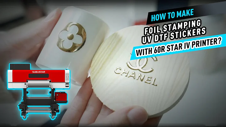 How to Make Foil Stamping UV DTF Stickers with 60R STAR IV Printer?