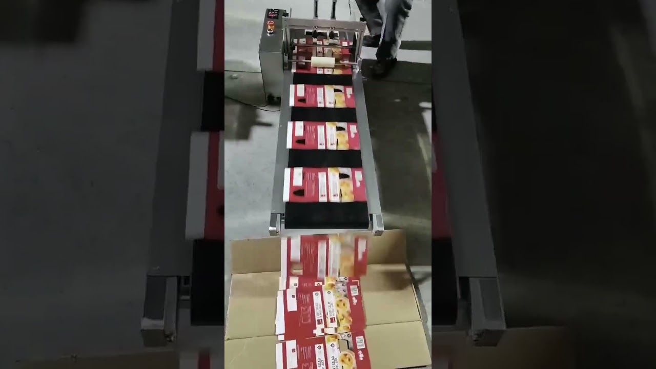 box auto feeder conveyor paging machine for expire date printing and coding.