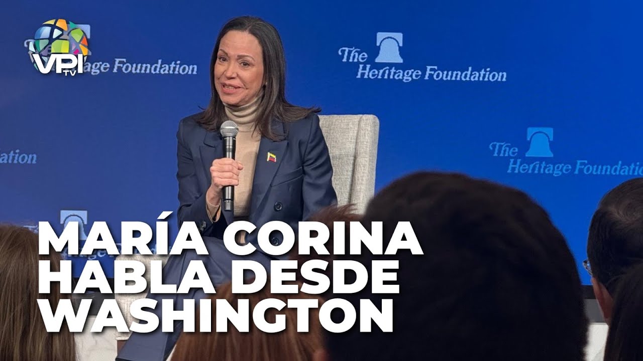 María Corina Machado habla desde Washington - En Vivo | 16Ene