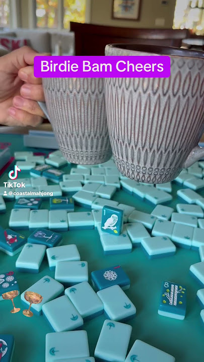 Birdie Bam Cheers! Happy Saturday! Mahj Love! #love #keepmahjing #mahjong #birdiebam #dowhatyoulove