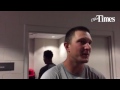 Chihuahuas outfielder Alex Dickerson talks after Tuesday's win vs New Orleans