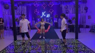 ABERTURA DE PISTA DE DANÇA DA KAMYLINHA 15 ANOS 😱