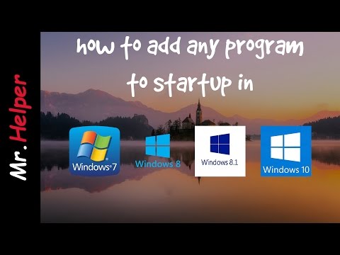 wie man ein Programm Autostart erhalten