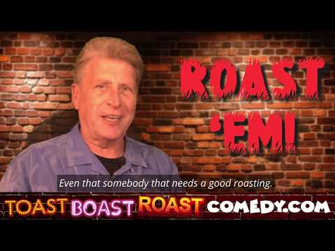 Toast Boast Roast Comedy: SOLVE the need for a memorable, unique gift & event performance! LAUGHTER!