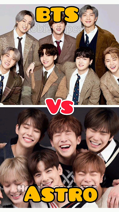 BTS vs astro........ who is your favourite k-pop group?? #bts #kpop #astro #shorts