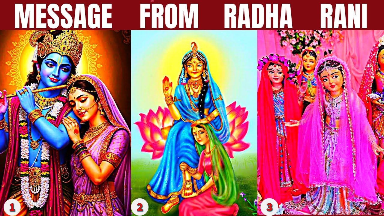 Message from RADHA RANI 💌✨ Pick A Card राधा रानी का संदेश Goddess Tarot Reading