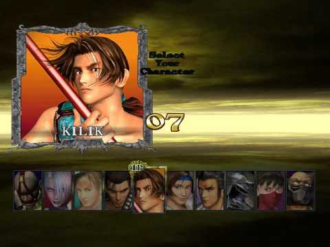 Soul Calibur Dreamcast Character Select