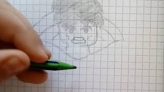 How to draw lego Hulk