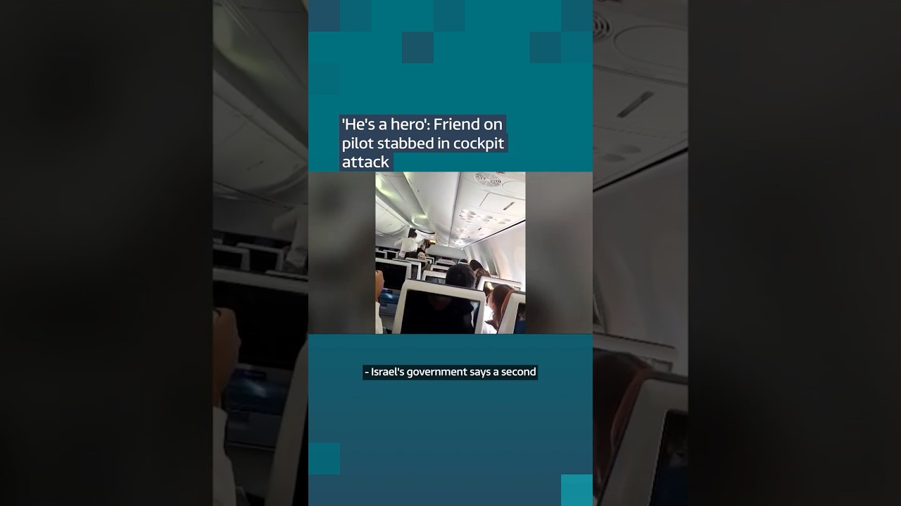 ‘He’s a hero’: Friend on pilot stabbed in cockpit attack