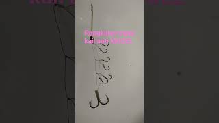 Rangkaian Mata Kail Pancing Untuk Mancing Ikan Belanak Babon Anti Mocel Karena Di Lengkapi Garongan