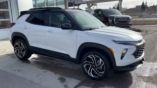 White 2025 Chevrolet Trailblazer RS Calgary AB - Wolfe Auto Group | Stock Number: 79136358