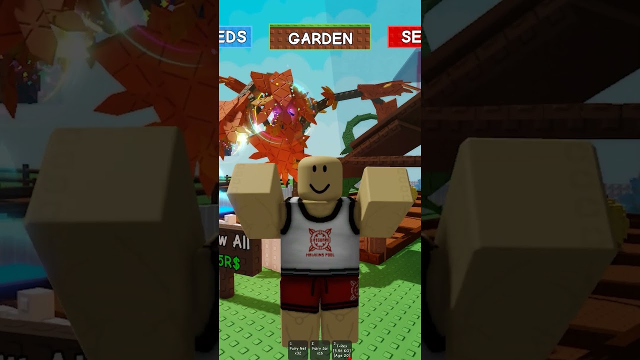 Roblox Grow a Garden: FREE T-Rex Pet Giveaway 🎁✨  