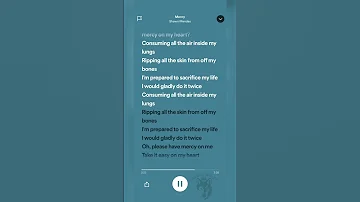 Song Mercy By Shawn Mendes Shorts Spotify 