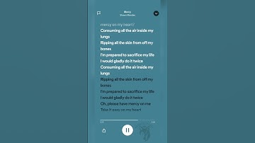 Thumbnail of Song: (Mercy) By (Shawn Mendes) #shorts #spotify