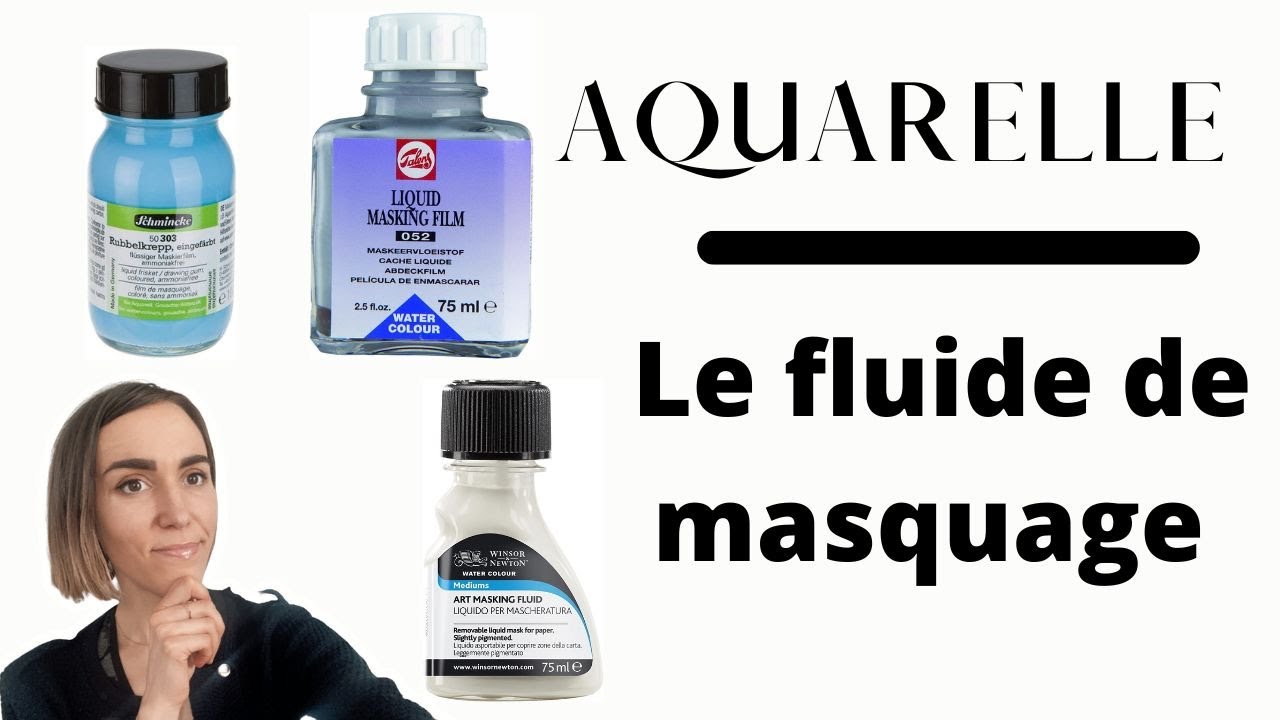 Aquarelle: fluide de masquage