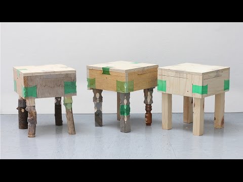 Micaella Pedros explains how to make furniture using discarded plastic bottles