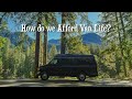 How we afford van life were basically broke