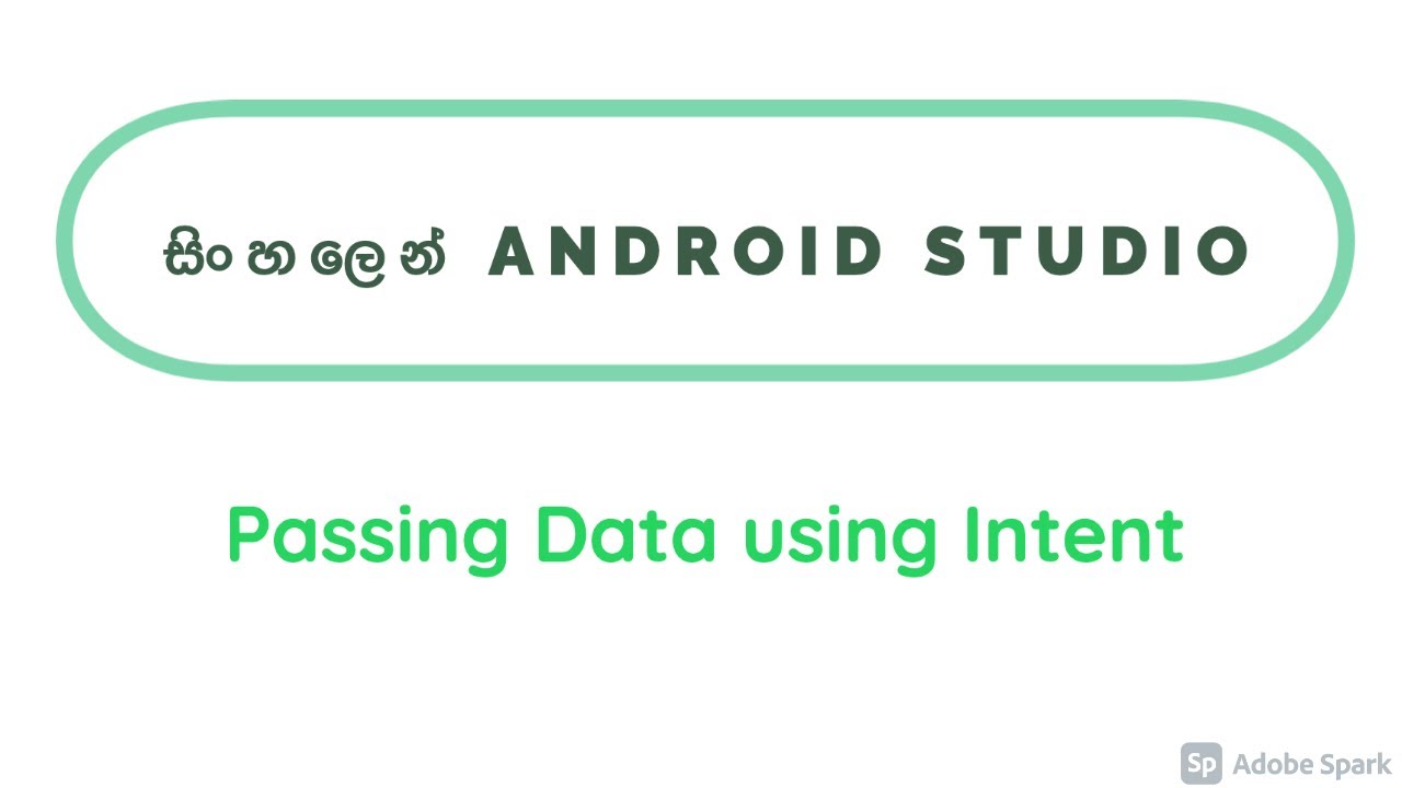 android studio pass data to new activity android studio pass data to new activity