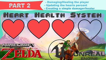 Heart Health System - UE4 tutorial - PART 2: Hurting and healing the player