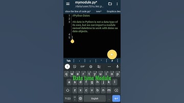 Datetime module in Python | How to use Datetime module in python | part-1