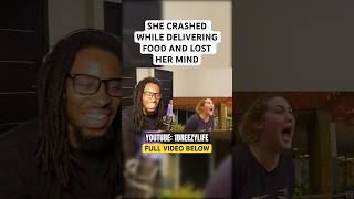 Uber Eats Driver Has Meltdown After Crashing Uber Eats Driver Has Meltdown After Crashing