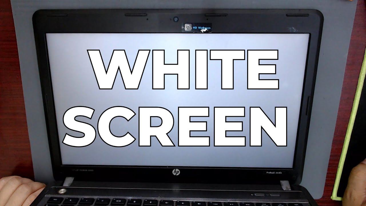 Fix White Screen on HP ProBook 4440s, White Screen Repair YouTube
