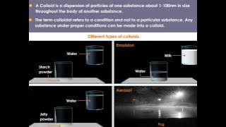 Properties of Colloids