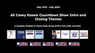 Complete Timeline of all Casey Kasem Countdown Themes 1970–2009