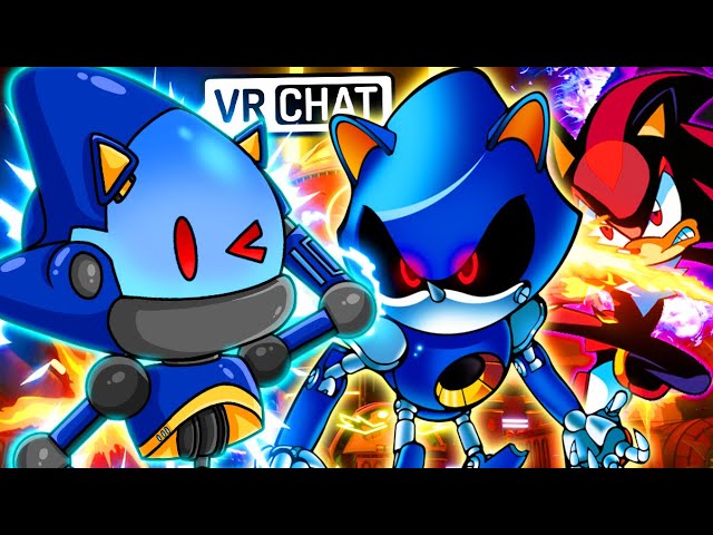 METAL SONIC VS CHAOS SONIC?! Metal Sonic & Shadow Meet Chaos Sonic! (VR  Chat) 