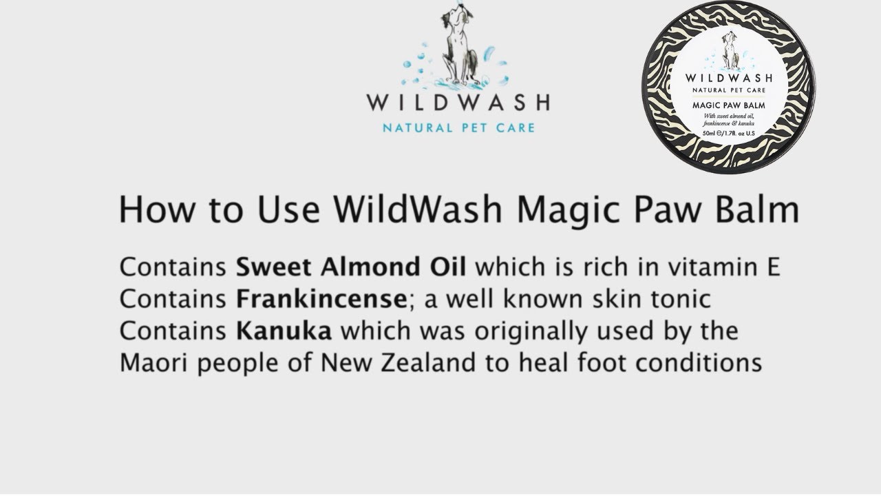 WildWash Pro Magic Balm for Dogs 50ml | WildWash Organic