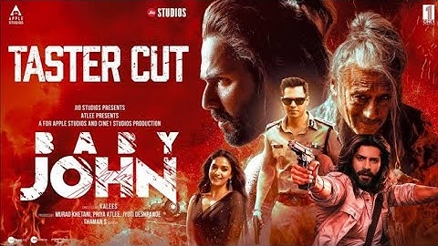 Baby John - Taster Cut | Atlee | Varun Dhawan, Keerthy Suresh, Wamiqa G, Jackie Shroff | 25th Dec