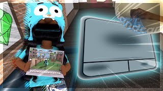 I PLAYED MM2 WITH TRACKPAD! + HANDCAM