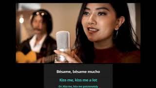 Learning Spainish Song- Besame Mucho Cover by Inez Maharani, spanish and English lyrics
