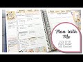 PLAN WITH ME | July 12 - 18 | Plum Paper ME Planner | Lemon & Honey Studio Stickers