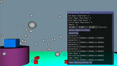 Pathfinding, Flocking, Collision detection & response simulation demo