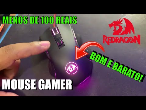 Mouse Gamer Bom e Barato! Redragon Nothosaur M606 - UNBOX E REVIEWS