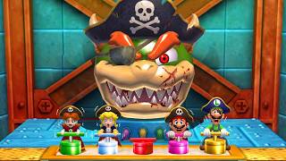 Mario Party: The Top 100 All Free-for-All Minigames! Daisy Vs Peach Vs Mario Vs Luigi 4K (UHD)