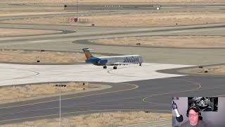 Rotate Sim MD-80 - Friday Flyday flying another classic short hop