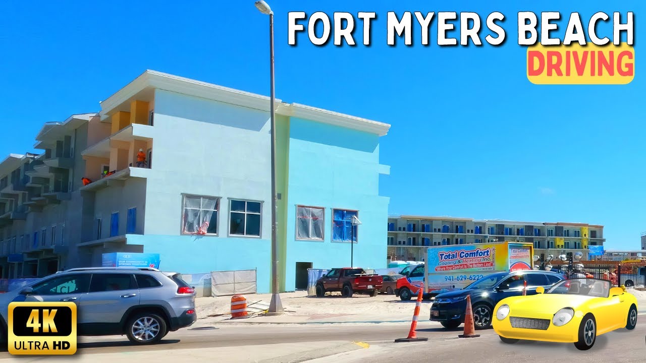Fort Myers Beach Driving Through YouTube