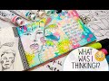 Fixing My Ugly Art Journal Page with Dina Wakley Media Collage Paper