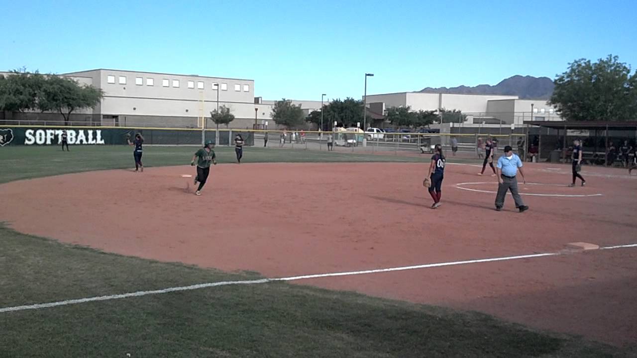 Basha's Kailey Regester game winning HR vs Perry 5-01-2012