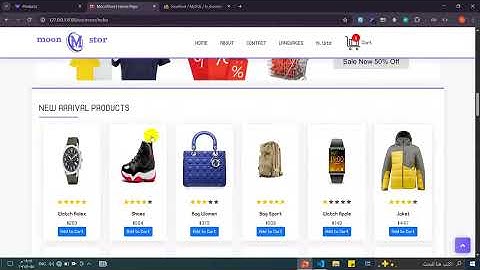 E-commerce Website | PHP Laravel | Dashboard |  متجر إلكترونى متعدد الأغراض 