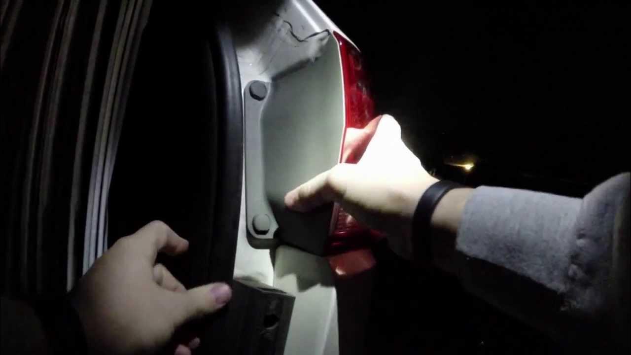 2011 Grand Cherokee Tail Light Bulb Replacement - YouTube