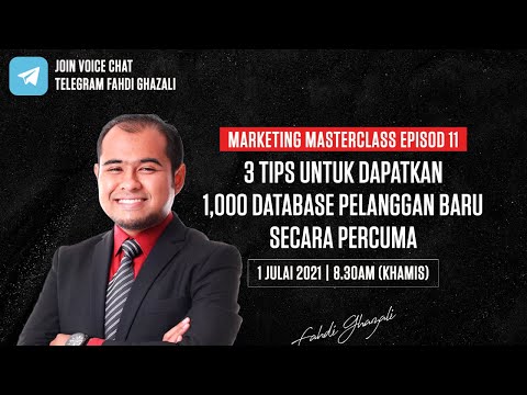 Video: Jualan Minggu Cyber Masterclass: Beli Satu Dapatkan Tawaran Percuma