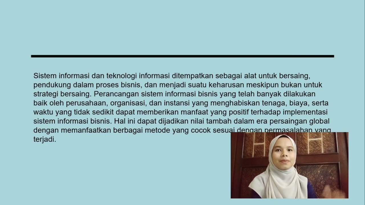 UJIAN AKHIR SEMESTER SISTEM INFORMASI BISNIS - KESIMPULAN DARI REVIEW 5