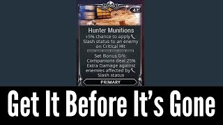 Hunter Munitions Is Broken Warframe