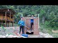Construction Process Completed Toilet, Pet Care, Mountain Family Life | Family Family