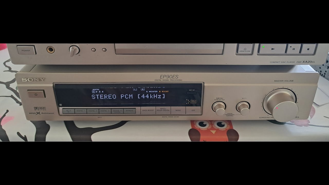 SONY SDP-EP90ES Digital Surround Processor - YouTube