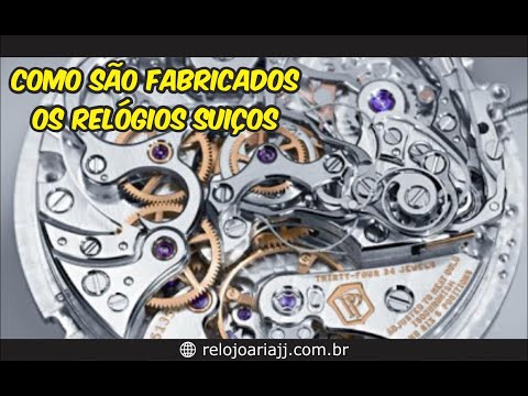 Vídeo: Como Os Relógios São Feitos